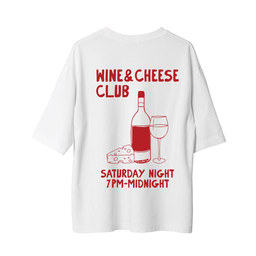 Wine Cheese Club - Oversize T-Shirt