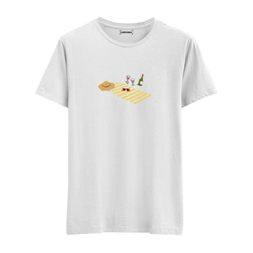 Beach Towel and Wine - Regular Tshirt