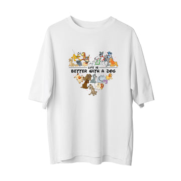 Better With a Dog - Oversize T-Shirt