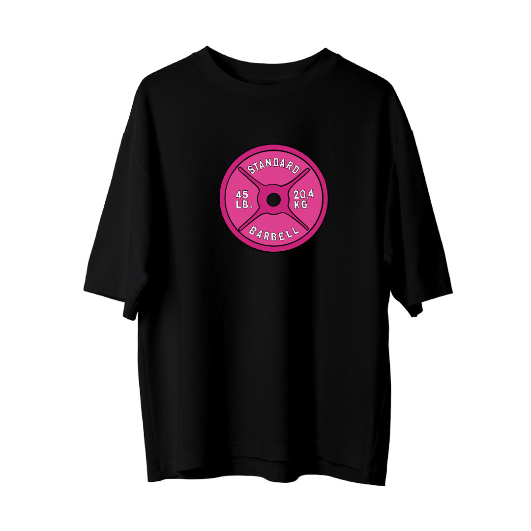 Pink Barbell - Oversize T-Shirt