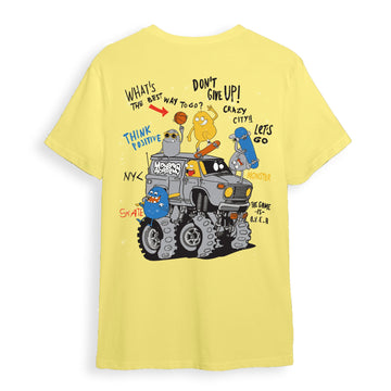 Cool Monsters - Oversize T-Shirt Sırt - Candlemas Store