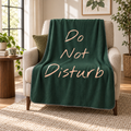Do Not Disturb Green Polar Tv Battaniyesi