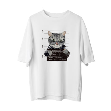 Suçlu Kedi - Oversize T-Shirt