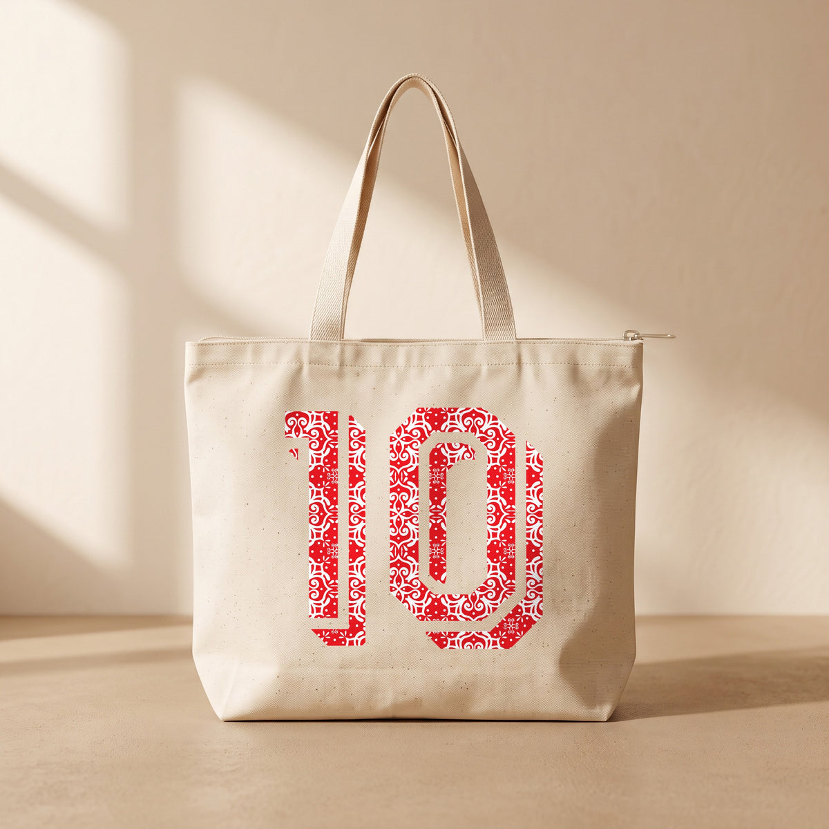 10 - Fermuarlı Tote Bag