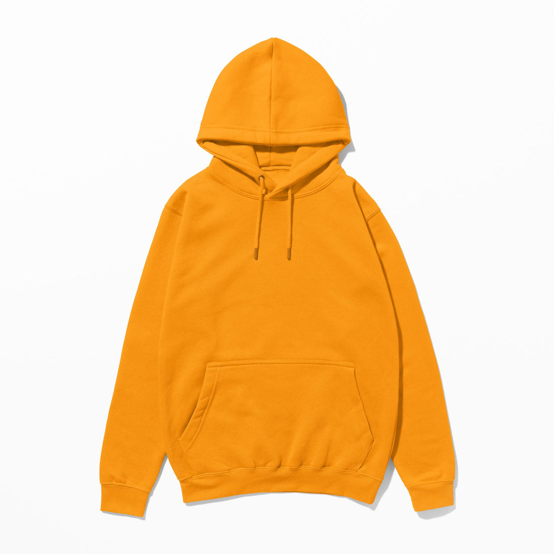 Regular Basic Hoodie - Portakal