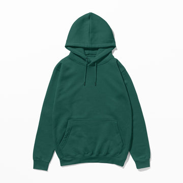 Regular Basic Hoodie - Yeşil