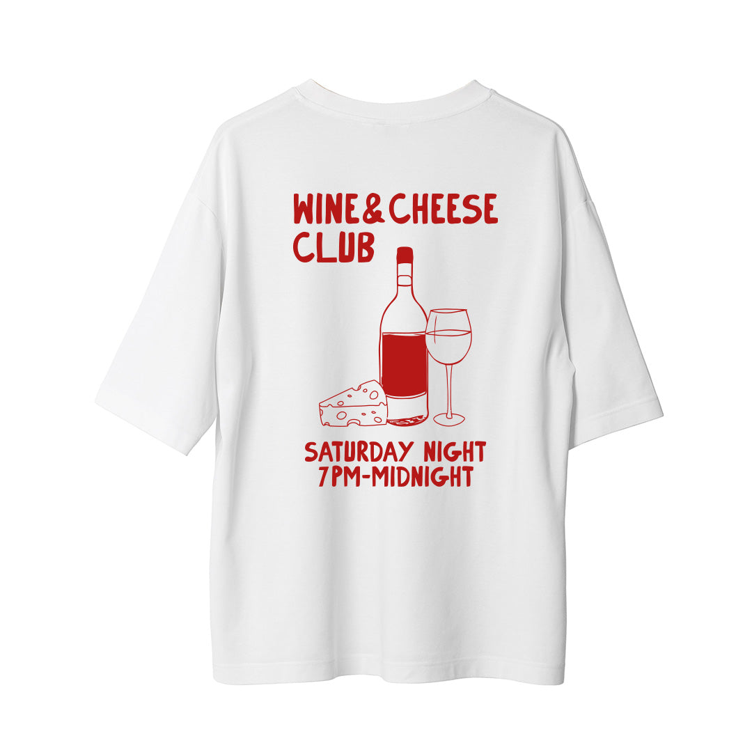 Wine Cheese Club - Oversize T-Shirt