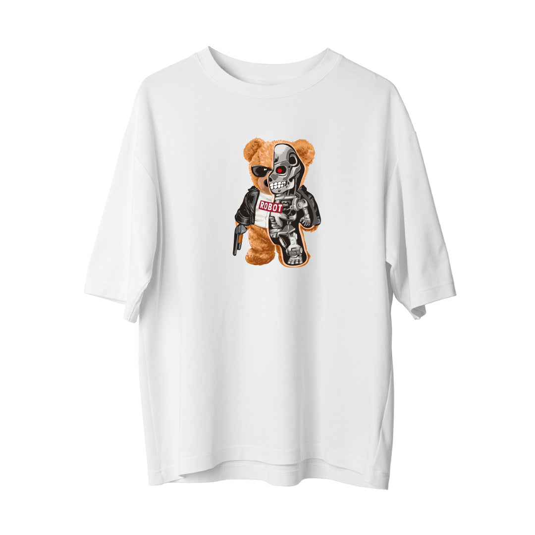 Robot Bear  - Oversize T-Shirt