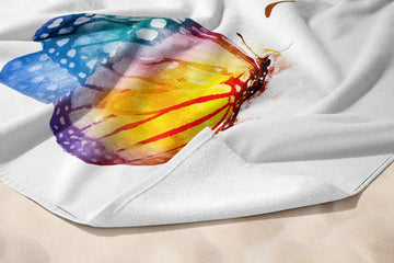 WATERCOLOR BUTTERFLY PLAJ HAVLUSU