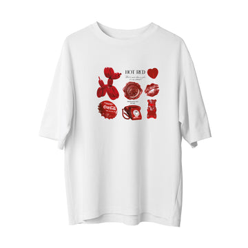 Hot Red - Oversize T-Shirt