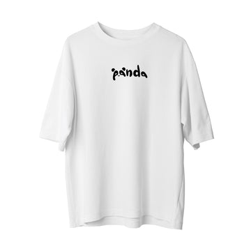 Panda Text - Oversize T-Shirt