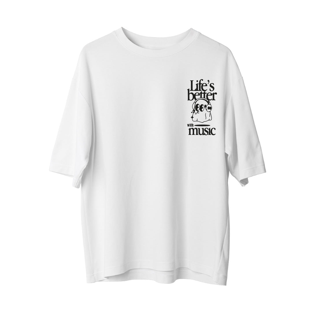 With Music - Oversize T-Shirt