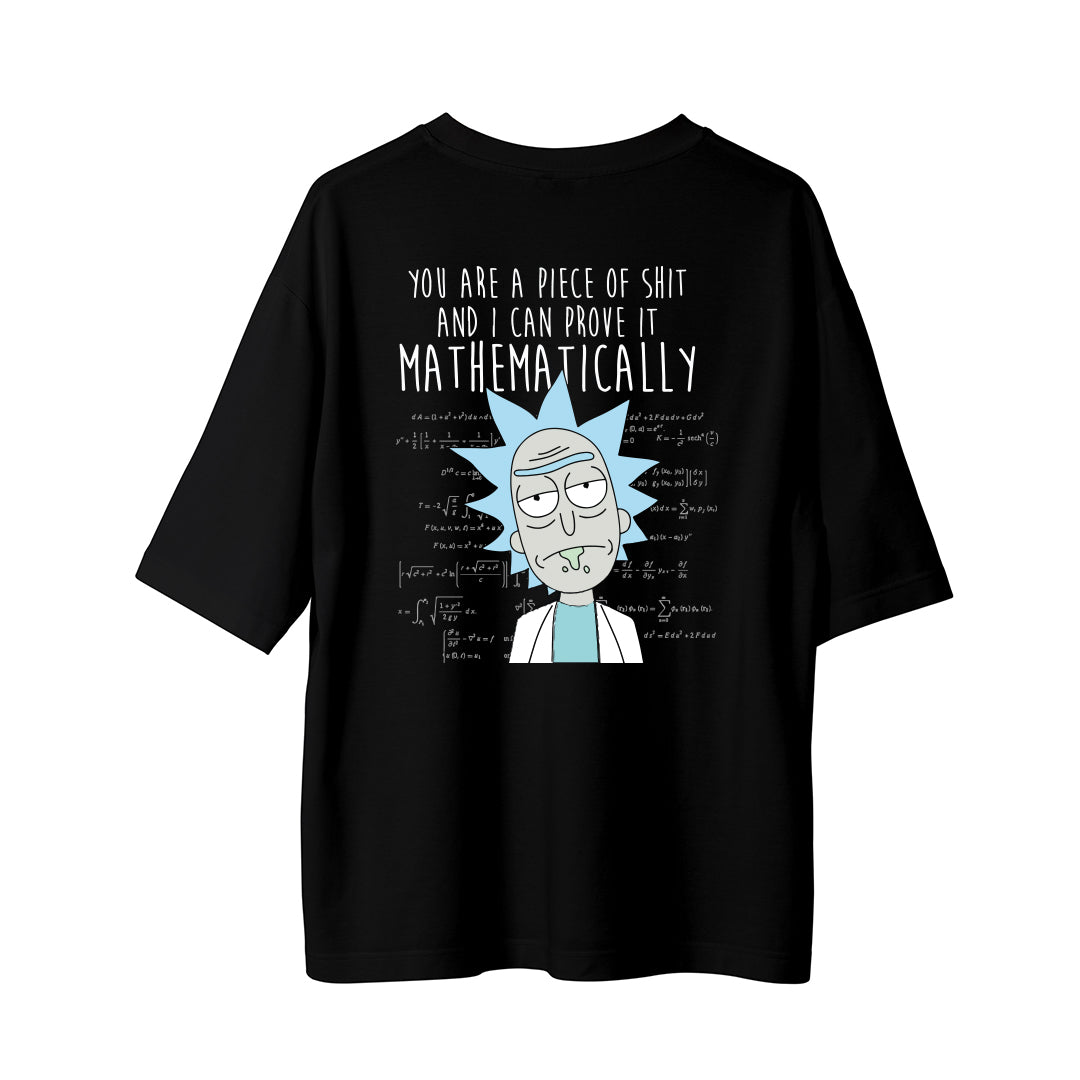 Rick - Oversize T-Shirt Sırt