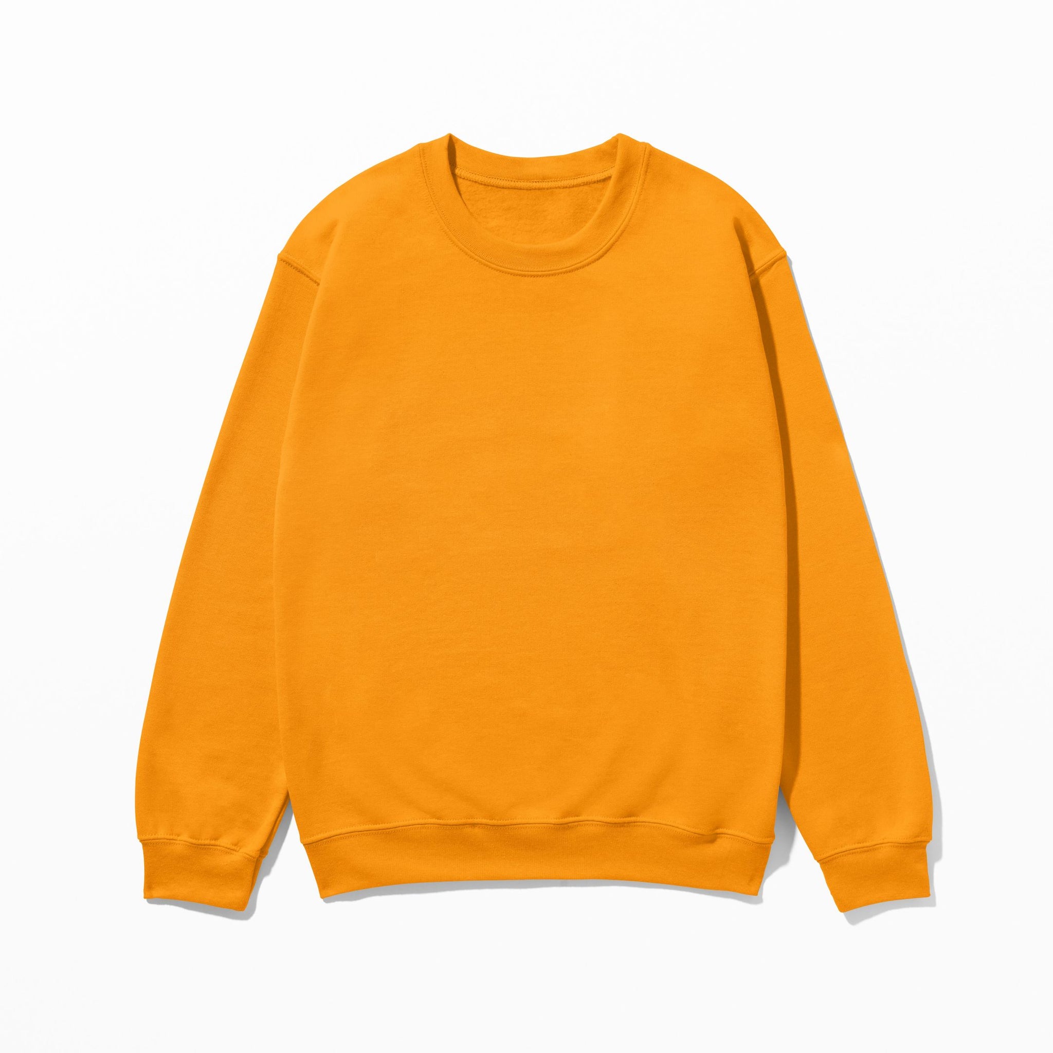 Regular Basic Sweatshirt - Portakal