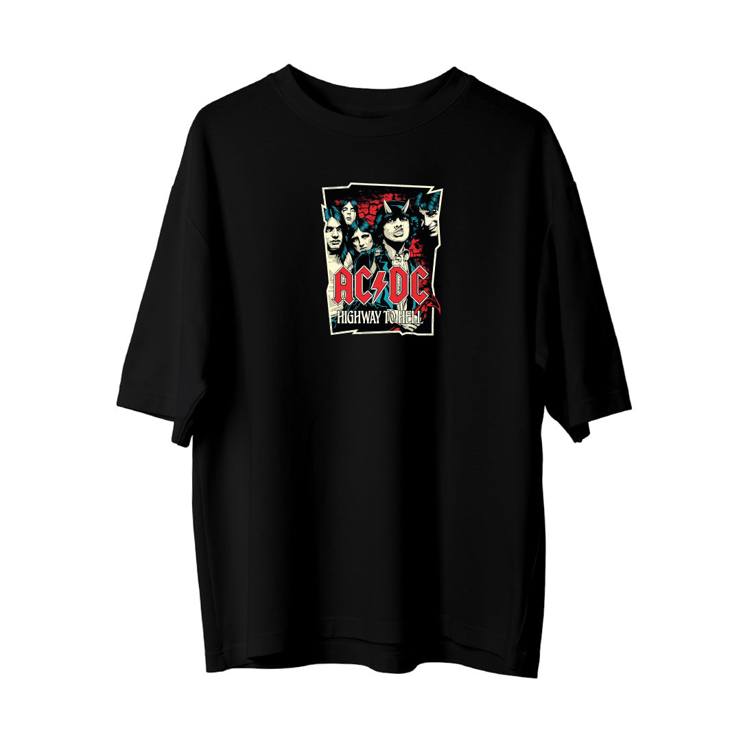 AC DC Poster - Oversize T-Shirt