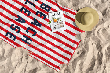 BEACH PLEASE RED LINE PLAJ HAVLUSU