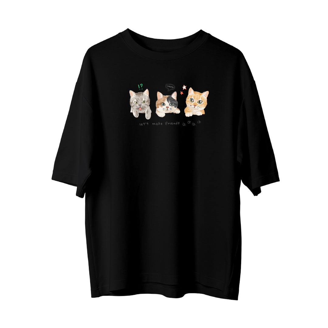 Friend Cats - Oversize T-Shirt