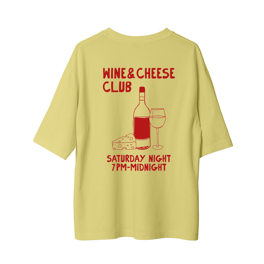 Wine Cheese Club - Oversize T-Shirt