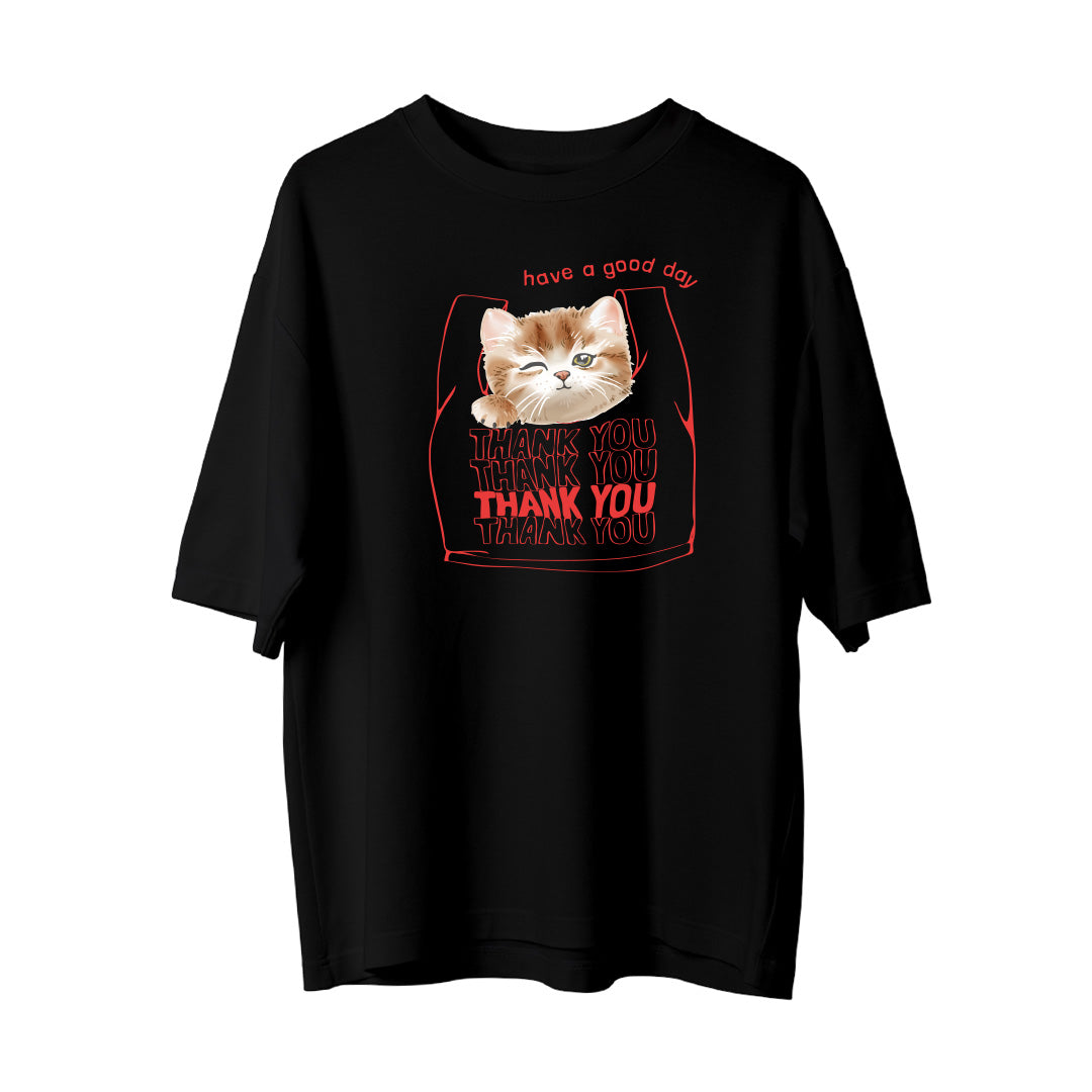 Cat in Bag - Oversize T-Shirt