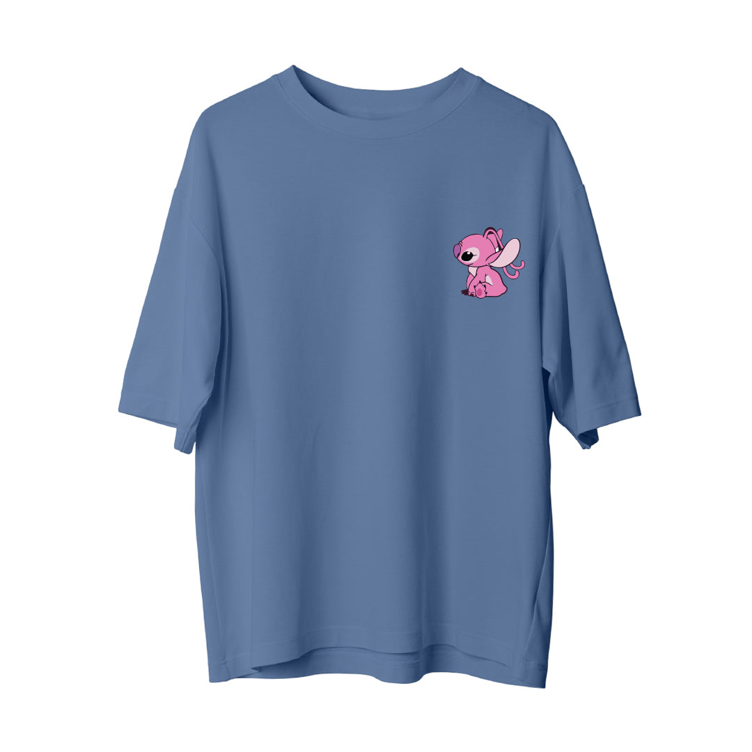 Stitch And Angel / Angel - Oversize T-Shirt