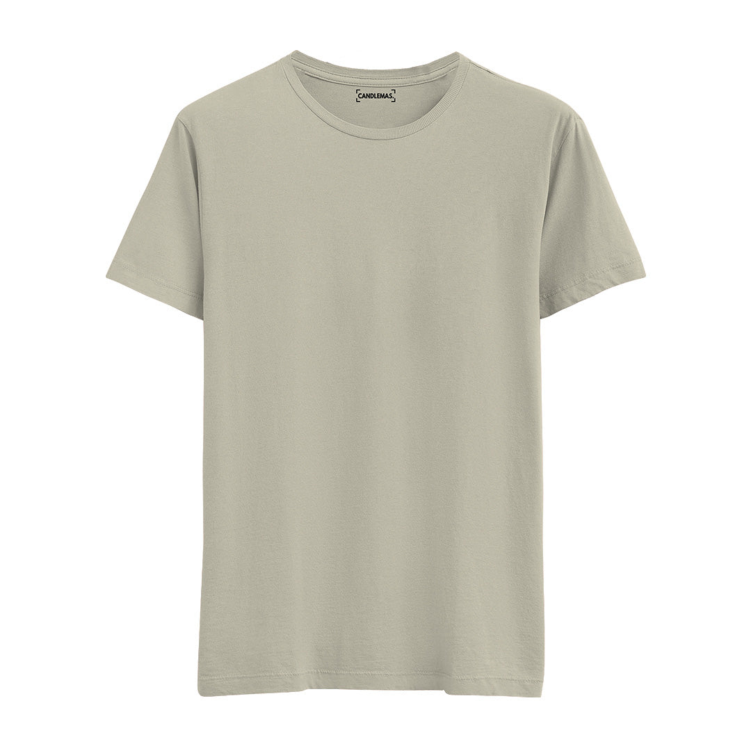 Regular Basic Tshirt - Krem