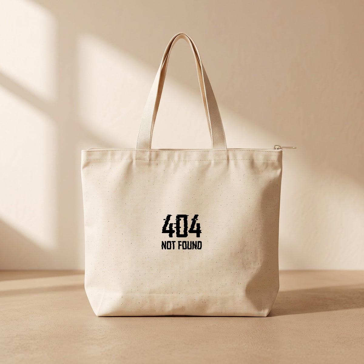 404 Not Found - Fermuarlı Tote Bag