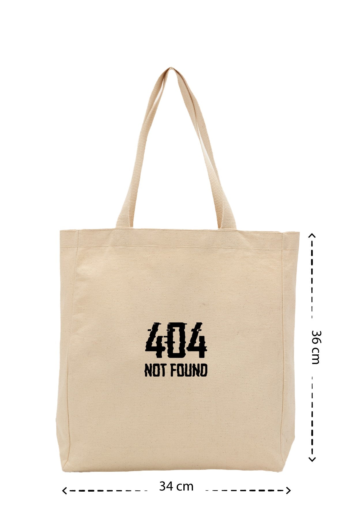 404 Not Found - Kanvas Çanta - Krem