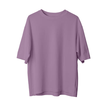 Oversize Basic T-shirt - Mor