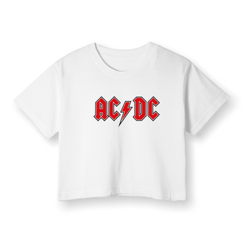 AC DC - Crop T-shirt