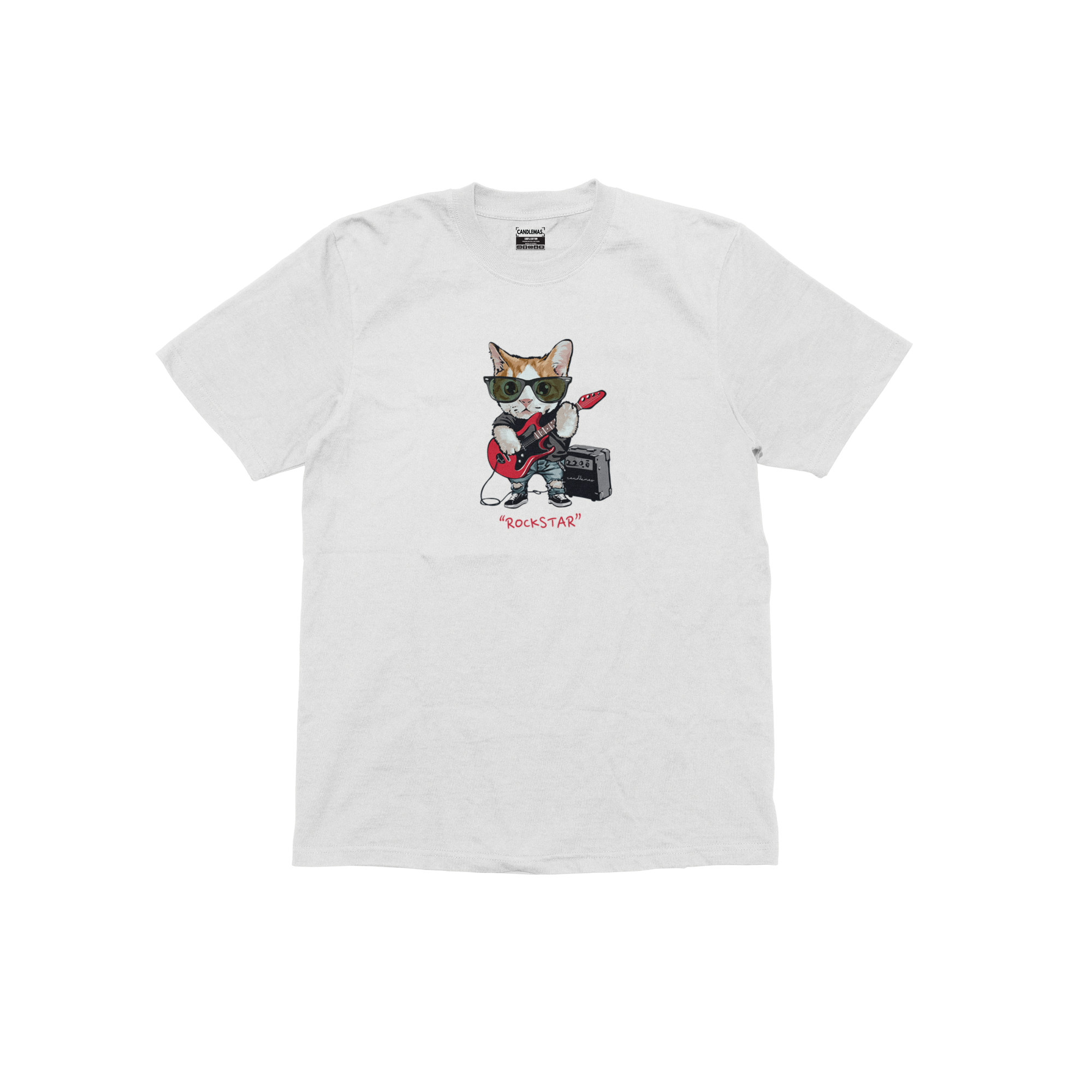 Rockstar Kedi - Çocuk T-Shirt