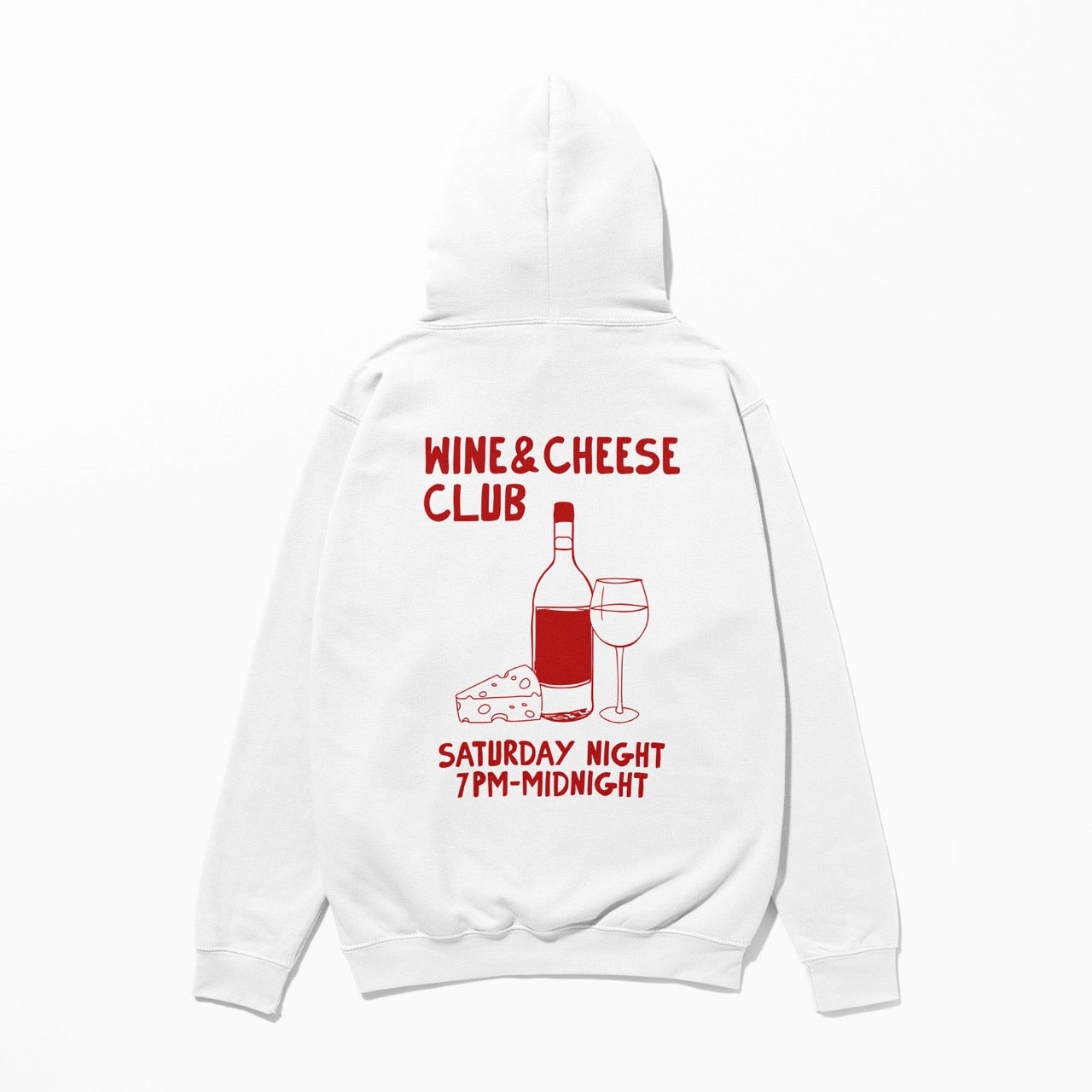 Wine Cheese Club - Hoodie