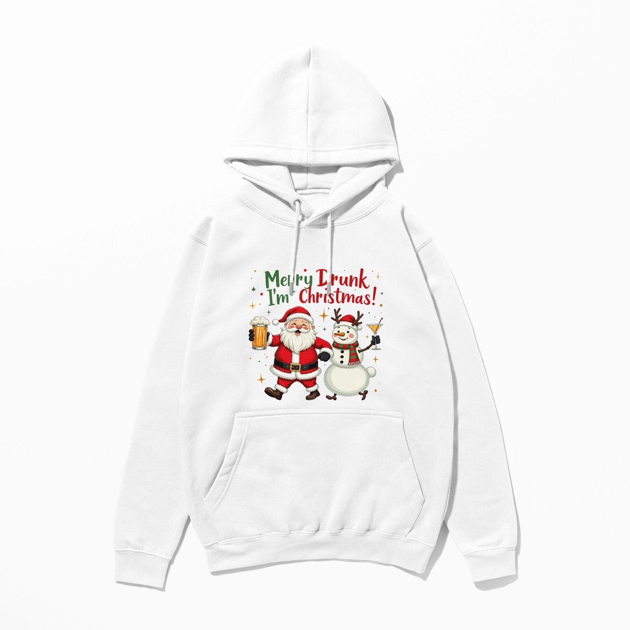 Merry Drunk I'm Christmas - Hoodie