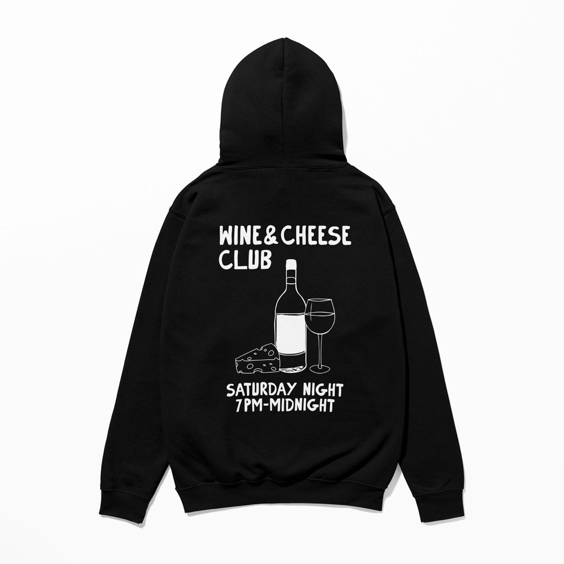 Wine Cheese Club - Hoodie