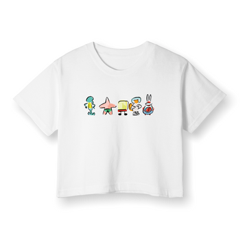 Sponge Family - Crop T-shirt