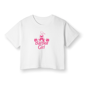 Barbell Girl - Crop T-shirt