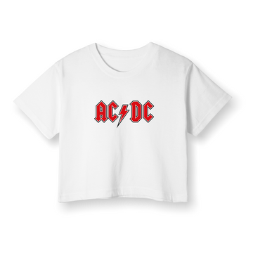 AC DC - Crop T-shirt
