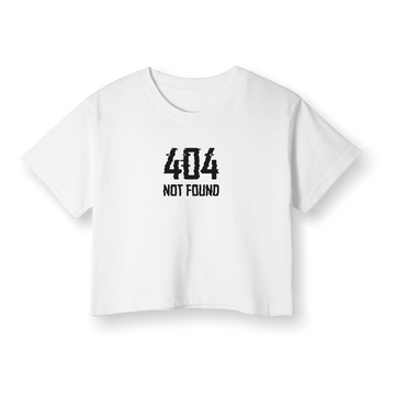 404 Not Found - Crop T-shirt
