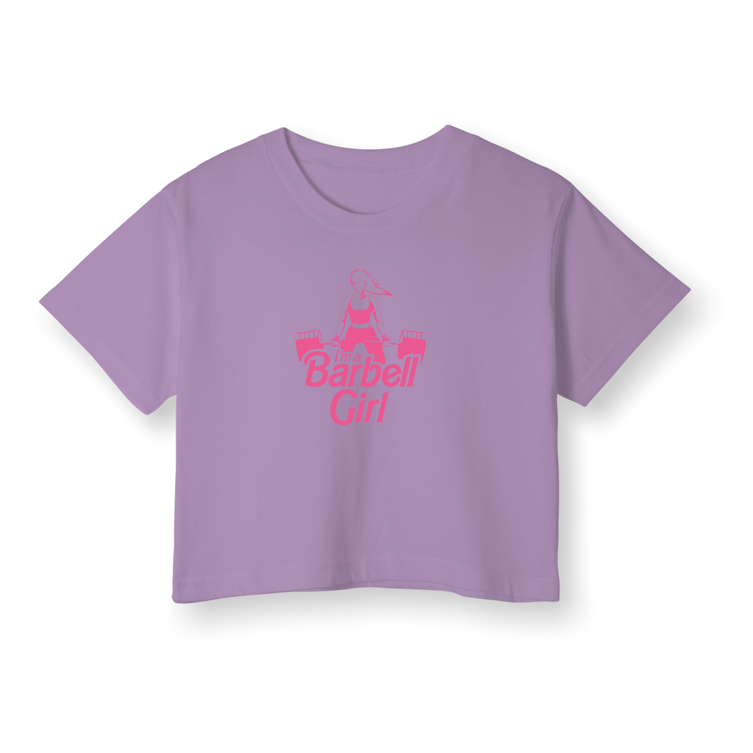 Barbell Girl - Crop T-shirt