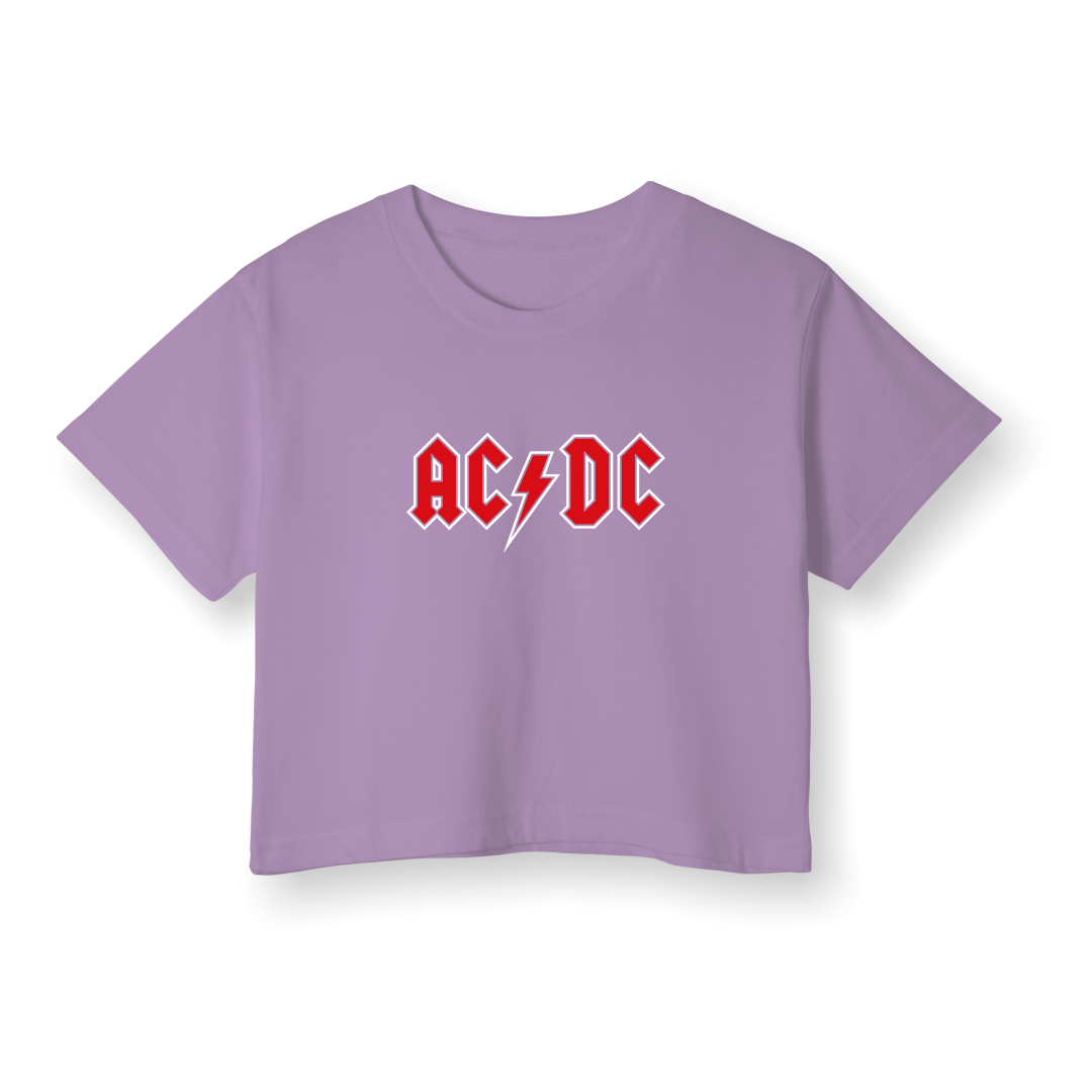 AC DC - Crop T-shirt