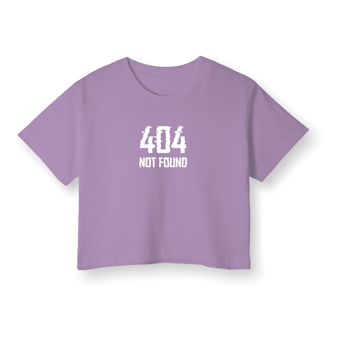 404 Not Found - Crop T-shirt