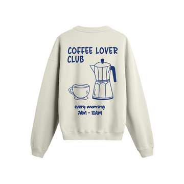 Coffee Lover Club - Oversize Sweatshirt
