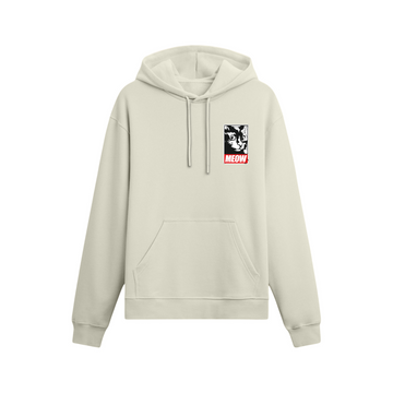 Meow Sticker - Oversize Hoodie