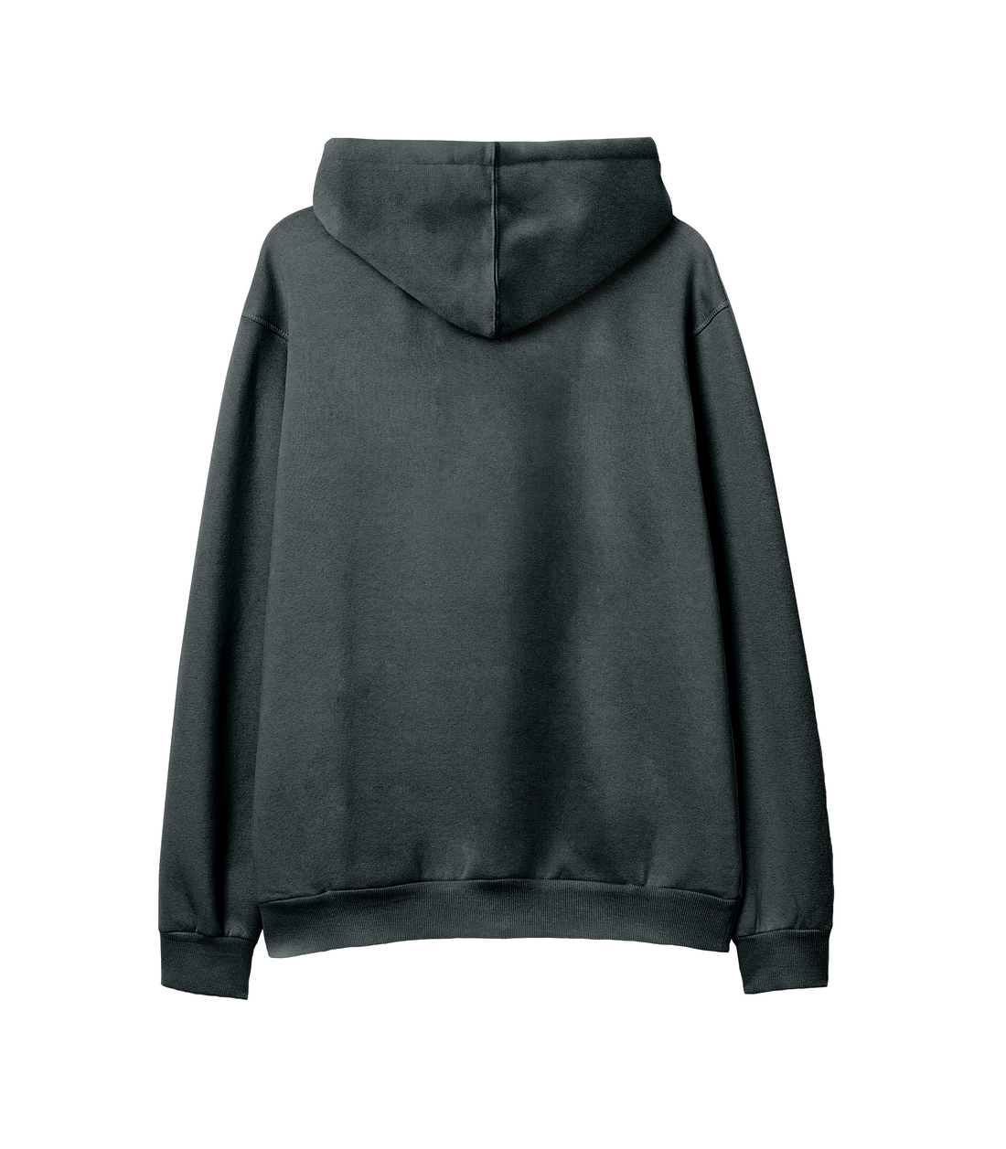 Premium Oversize Basic Hoodie - Gri