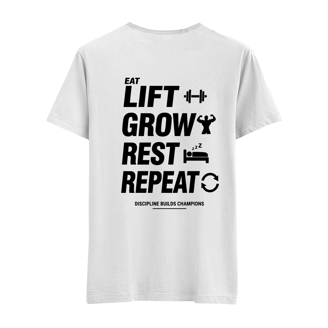 Lift Grow Rest Repeat - Regular Tshirt
