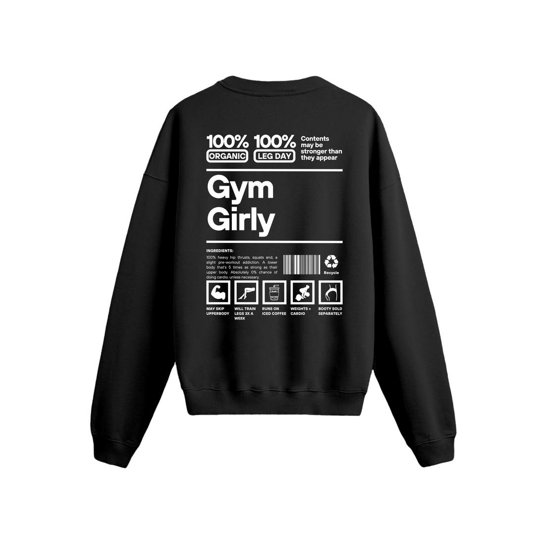 Gym Girl-2 - Oversize Sweatshirt