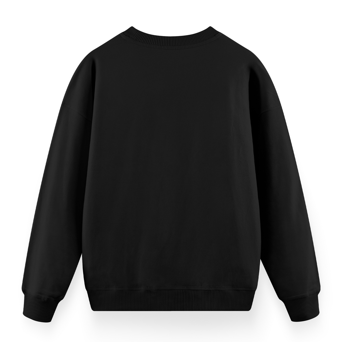 Premium Oversize Basic Sweatshirt - Siyah