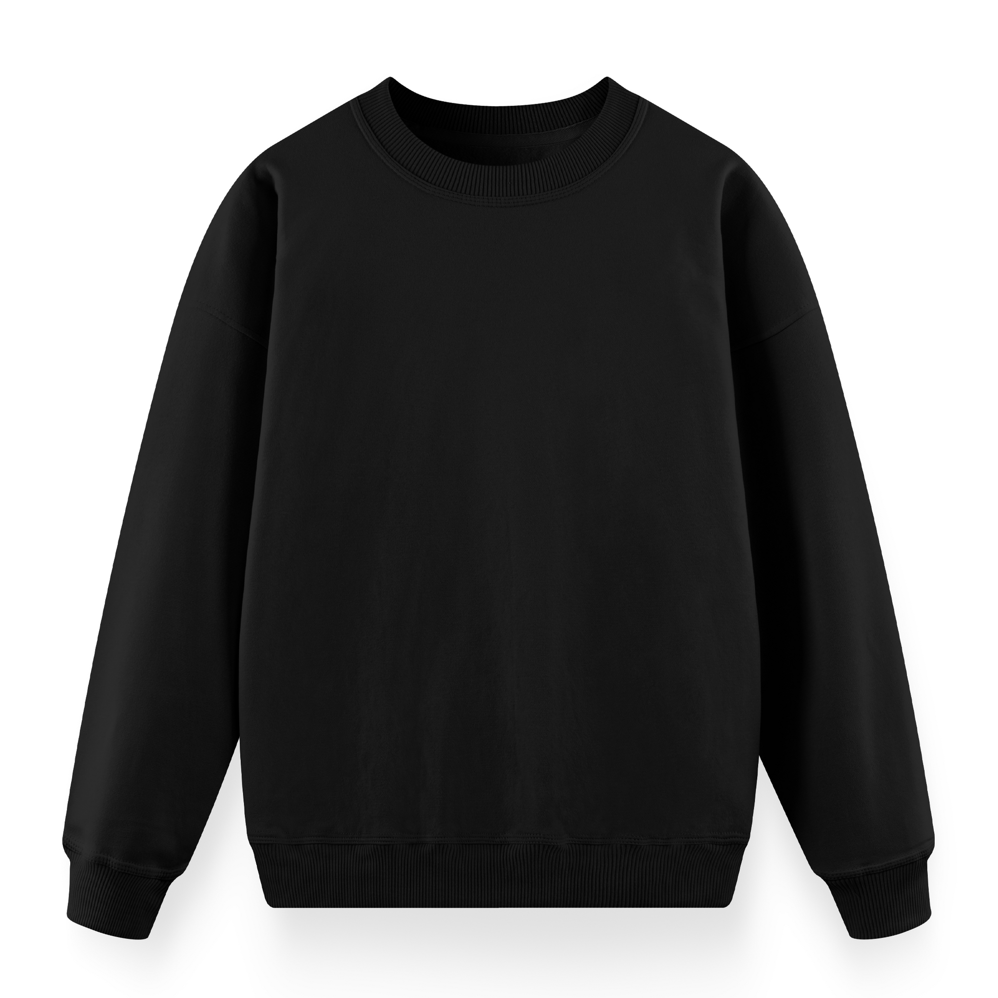 Premium Oversize Basic Sweatshirt - Siyah