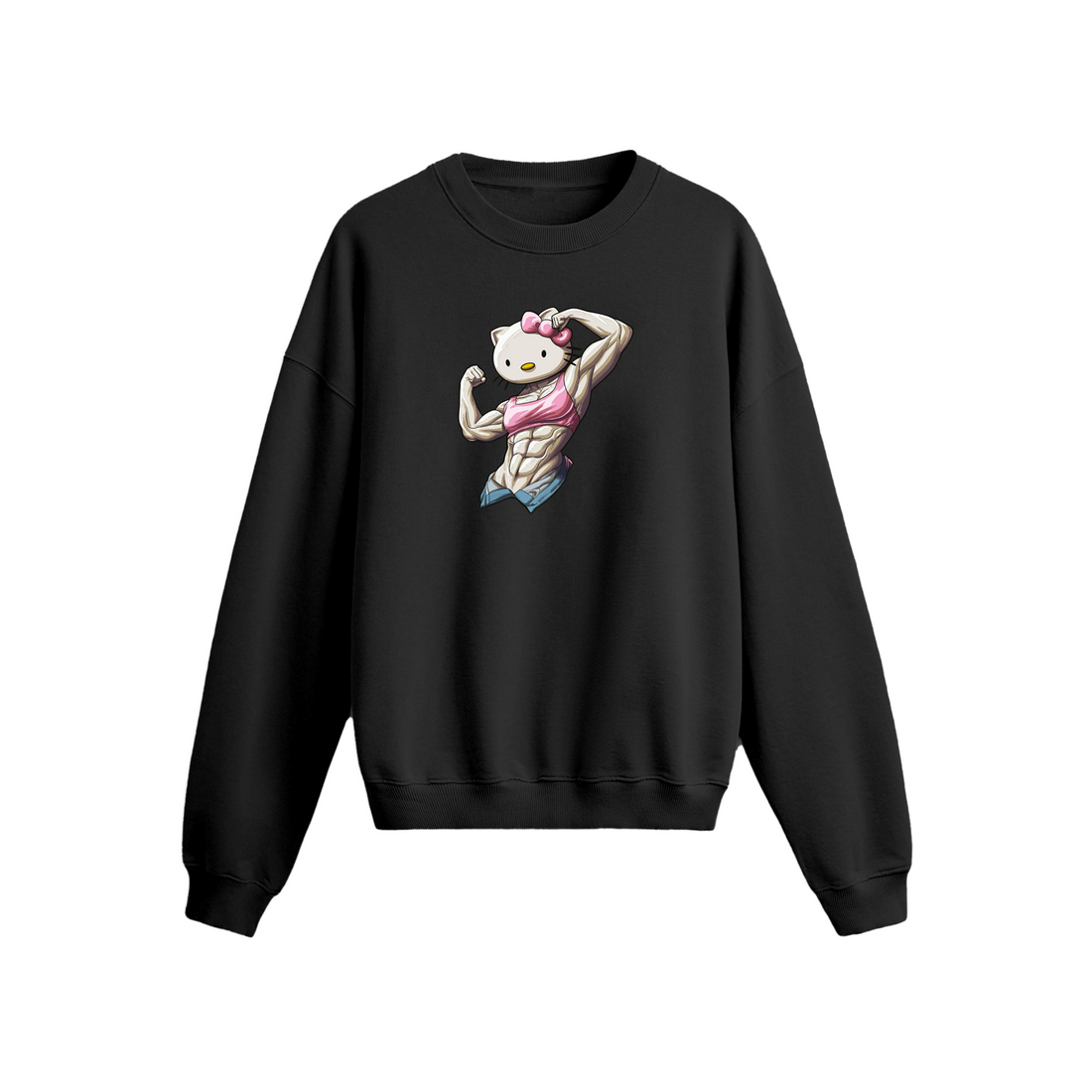 Kitty Gym - Oversize Sweatshirt