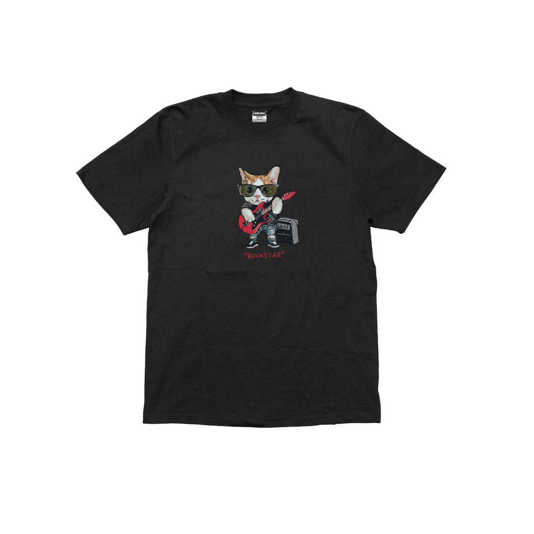 Rockstar Kedi - Çocuk T-Shirt