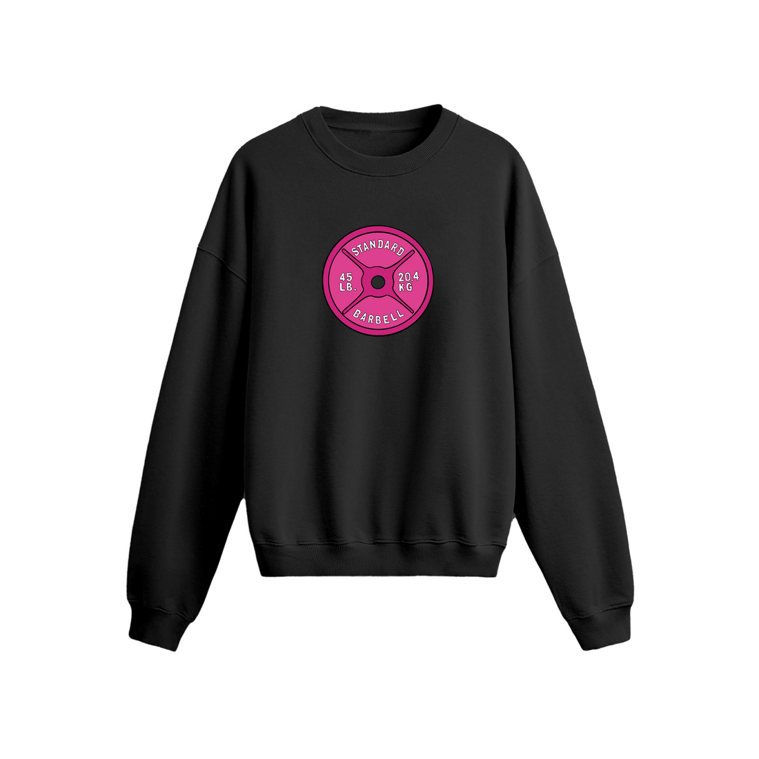 Pink Barbell - Oversize Sweatshirt